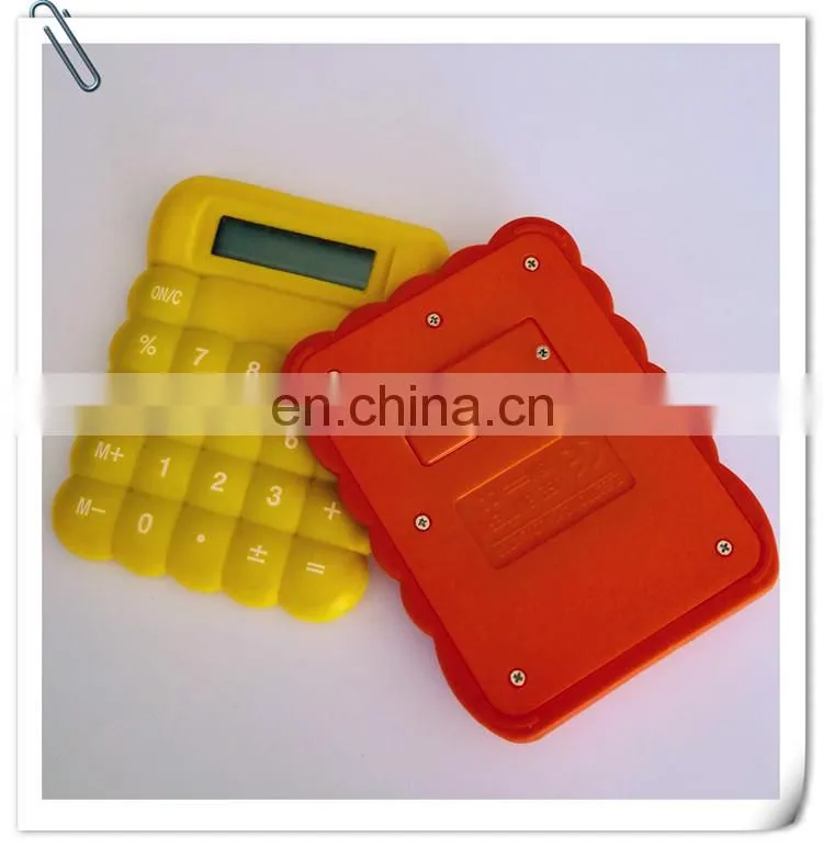 mini silicone plastic rubber smart promotion calculator