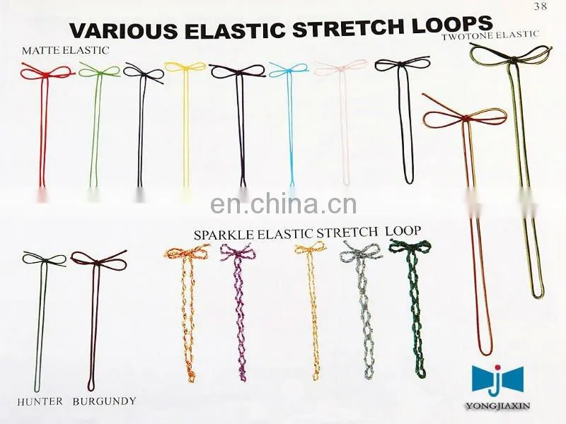 pre-made elastic bow knot for decoration