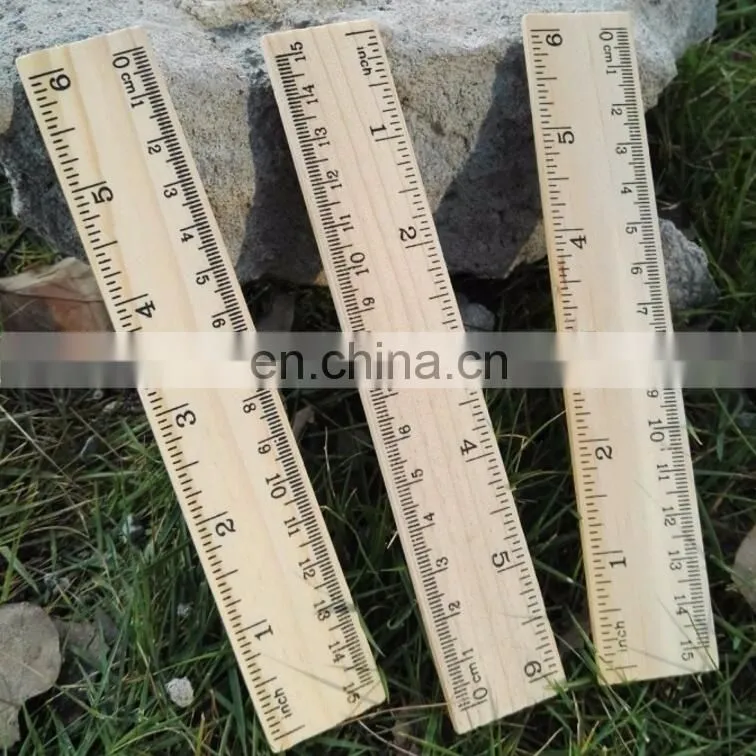 6" wooden ruler