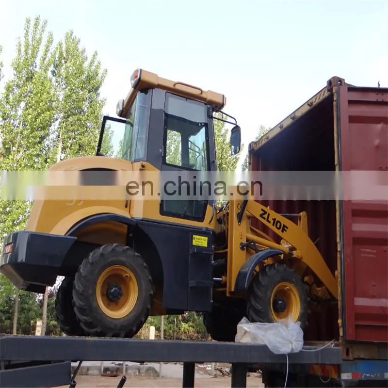China ZL10F mini wheel loader front end loader for sale