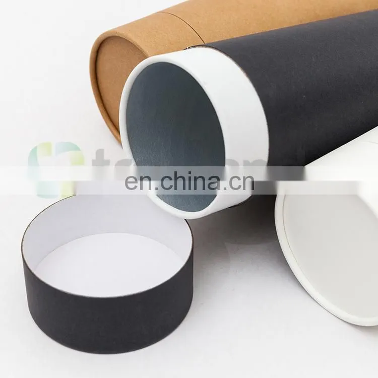 Biodegradable Recycled Kraft Paper Tube Packaging Coffee Cardboard Tube Packaging