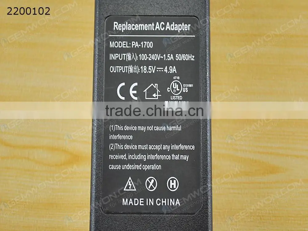 High Copy Laptop AC Power adapter for FUJITSU 20V 4.5A 5.5*2.5mm 90w