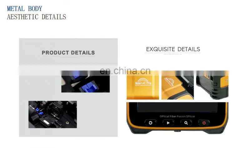 AI-9 High Precision Portable Optical Fiber Fusion Splicer