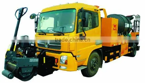 Asphalt mixture recycling vehicle