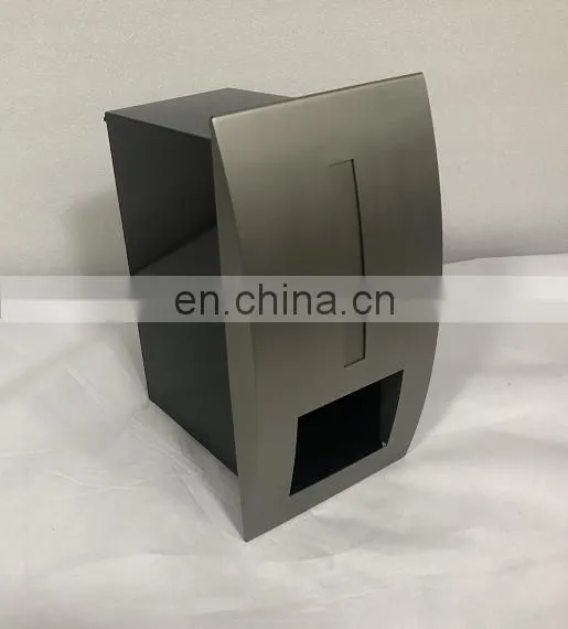 metal mailboxes residential Outdoor Decor Stainless Steel Antique Mailbox parcel post drop box