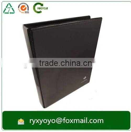 waterproof custom printed pvc vinyl 2" 3 hole ring binder plastic clip file folder a4