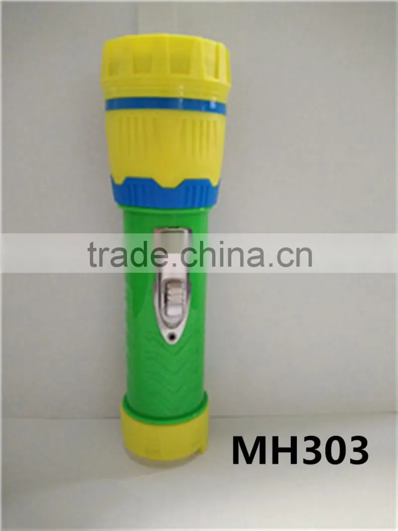 Flashlight Plastic Africa No Rechargeable Led Torch Light