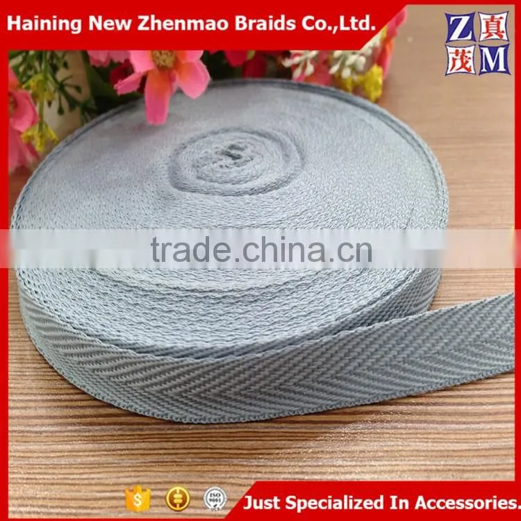 High quality custom woven polyester twill webbing tape wholesale