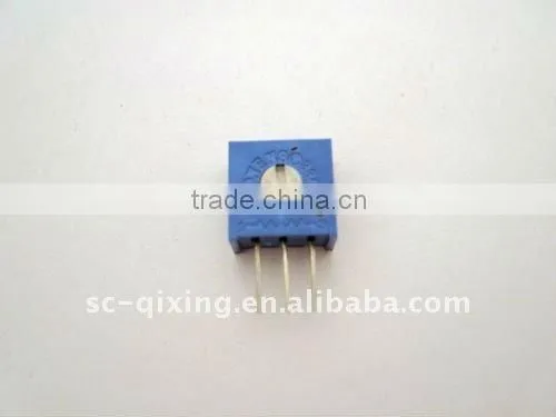 3386 Trimmer potentiometer,single-turn,Glass Glaze,P,X,W,Y,F,M,T