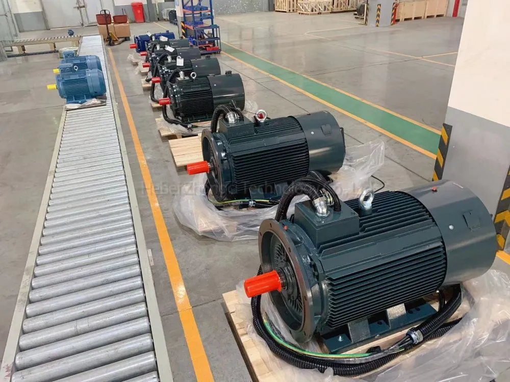 Three-Phase Industrial AC Motor: Efficiency & Durability for Factory Use