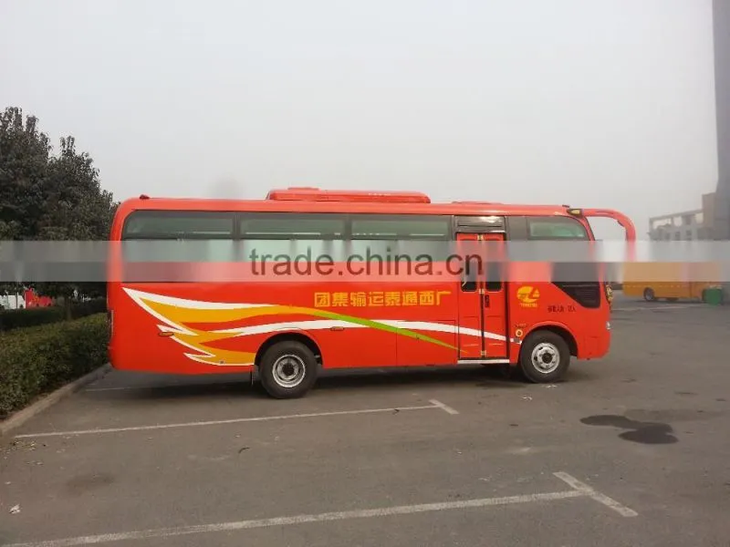 china new buses 7.2m30 seats colorful bus SLG6720C3E FRONT ENGINE bus