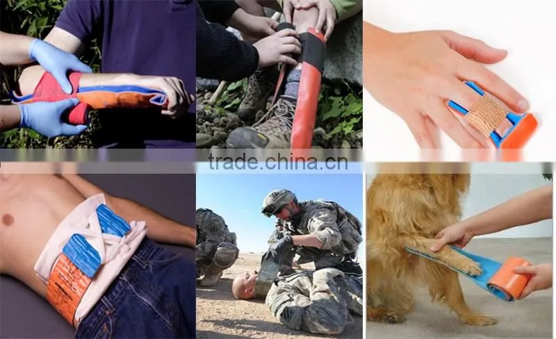 Fiberglass foam padded flexible polyurethane material for finger splint