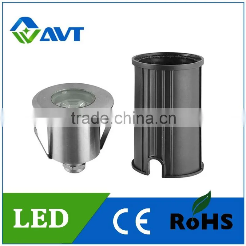 High Effiency 1W Outdoor led floor light stainless steel outdoor step light IP67