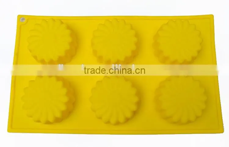 YangJiang factory manufacture Hot sale funny non-stick silicone microwave safe cake baking pan