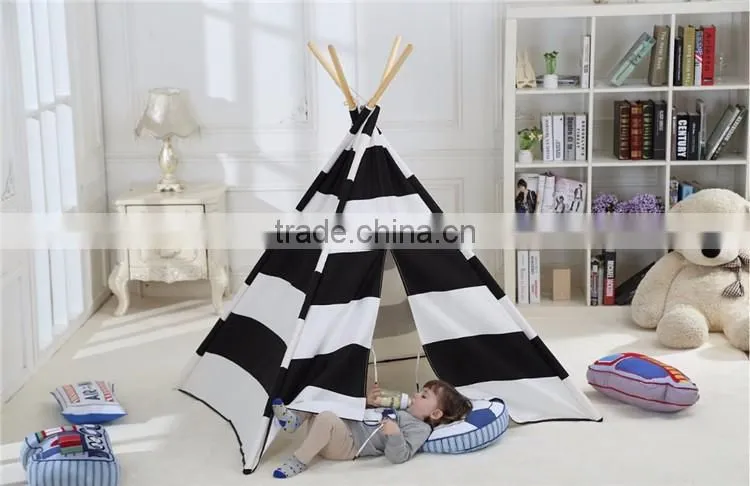 Kids Play Tent House Teepee Indian Indoor Outdoor Teepee Kids Custom Camping Frame Tent