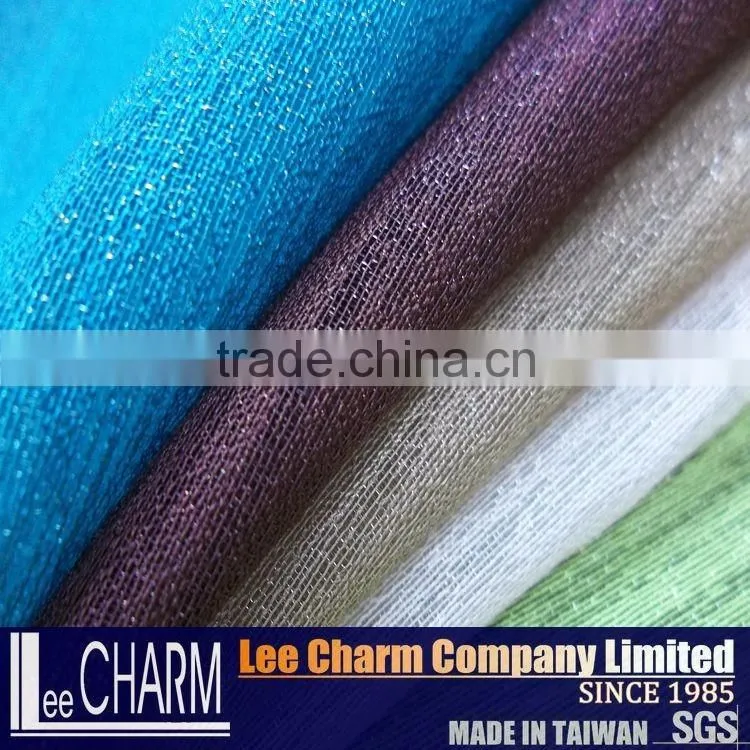 Polyester Nylon Slub Organza Tulle Fabric