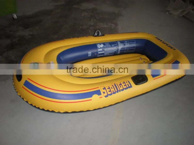 Inflatable fishing boats, army green printing rowing fishing boat