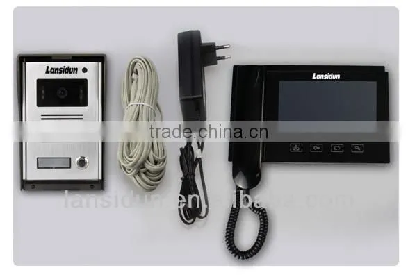 2016 Lansidun color video door phone for villa