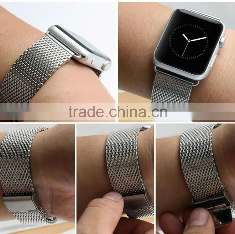 KUCIPA Stainless Steel Watch Band For Iwatch Wrist Strap Watchbands For 38MM Apple Watch MT-4007