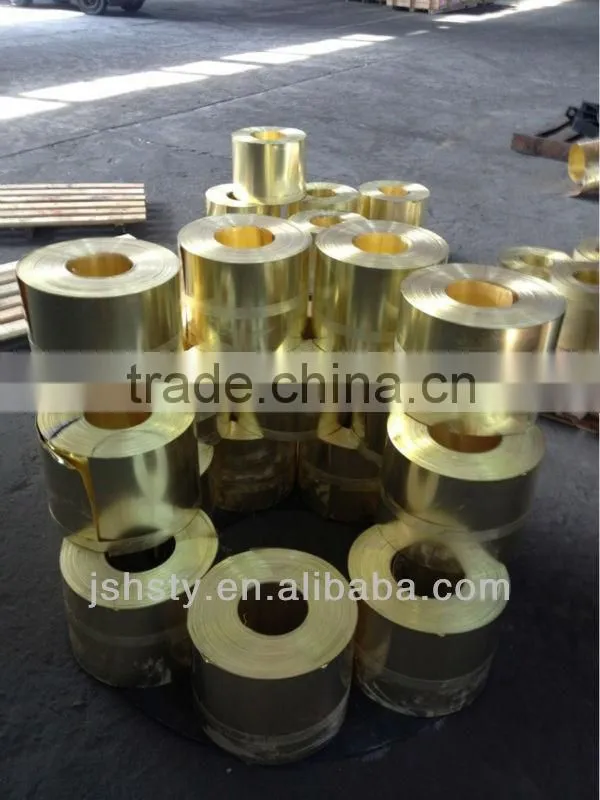 0.13mm thickness brass strip CuZn30