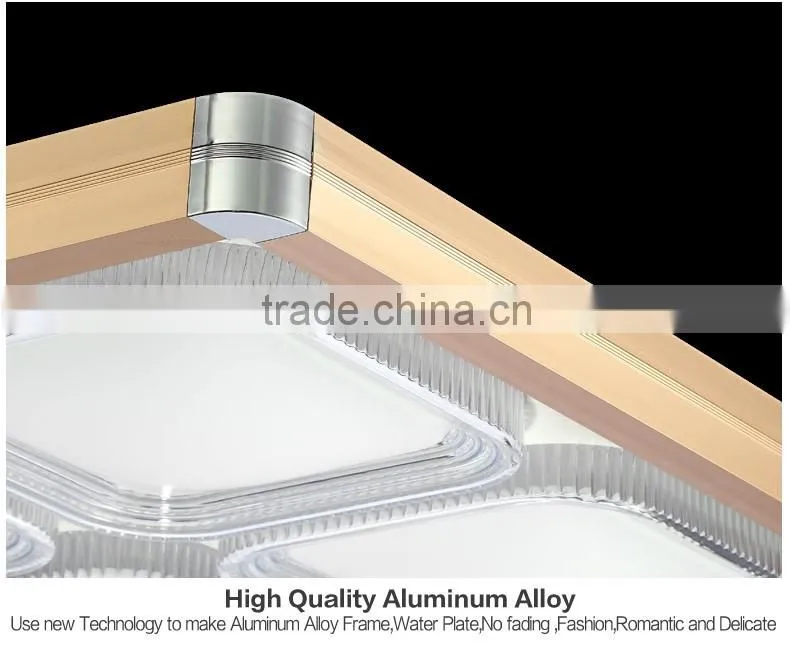 2016 New Design square aluminum led ceiling light 750X750mm