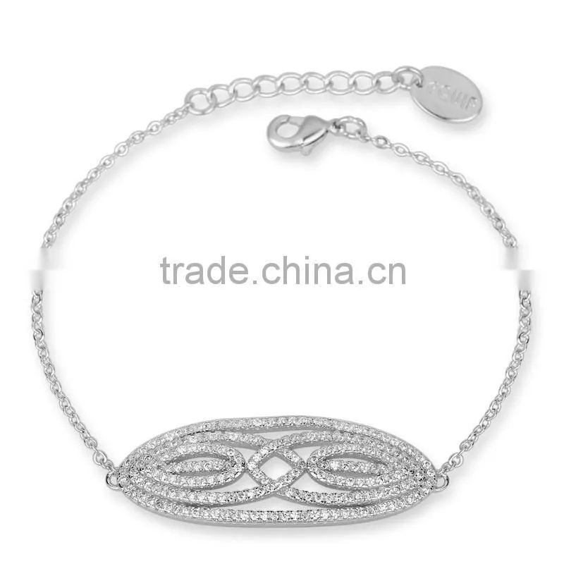 CYW bracelet 2015, Fashion zircon Jewerly Bracelet factory wholesale of guangzhou