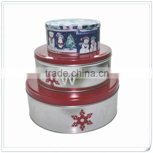 Square cookie biscuit tin