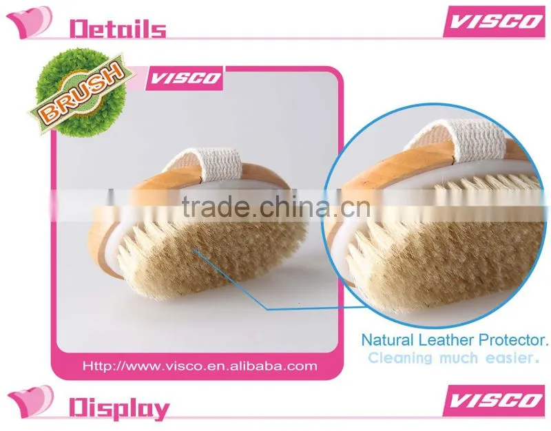 Visco brush off pu leather for shoes