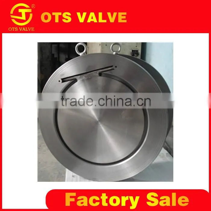 CV-LY-004 316 stainless steel wafer type single disc check valve