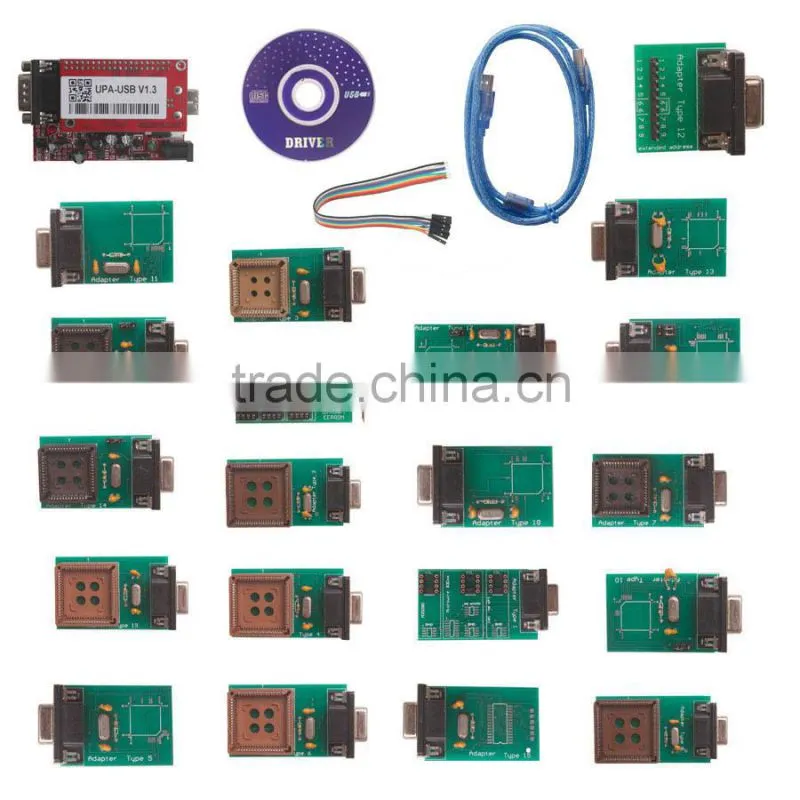 2014 New UPA USB Programmer With Full Adaptors V2014 Hardware,upa usb serial programmer with full adapters,UPA-USB Programming