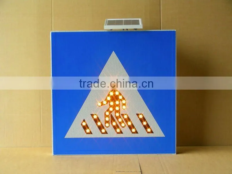 RSG cheap high quality solar powered traffic speed sign/traffic mark