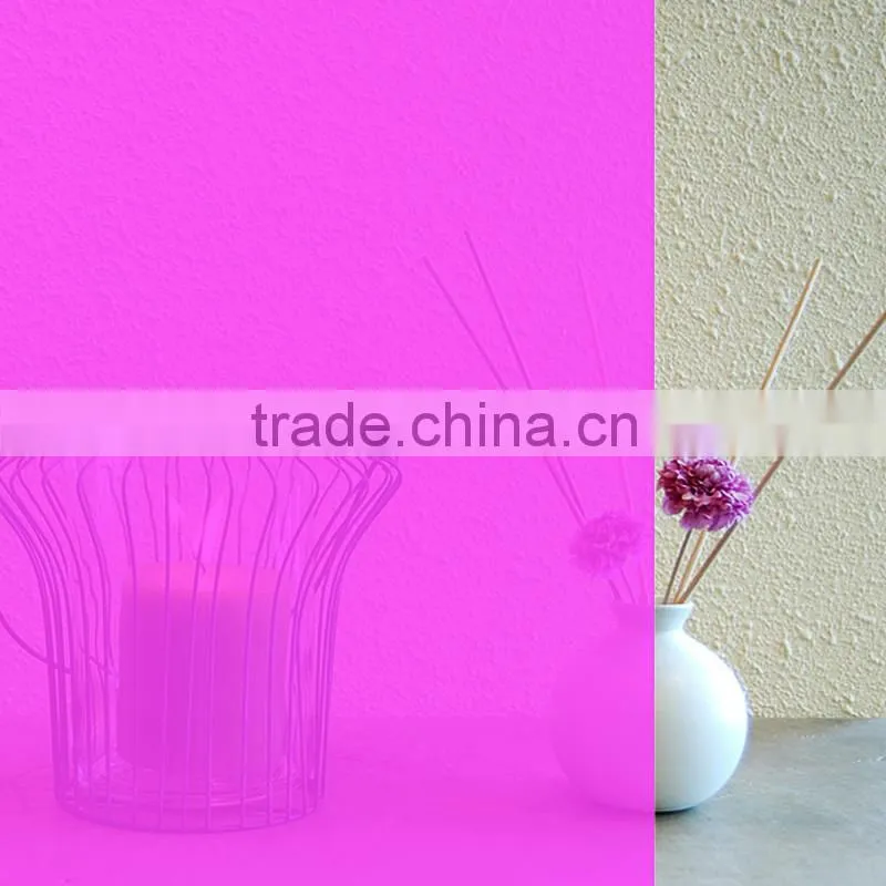 Decorative PET azaleineTransparent Color Window Film similar to 3M