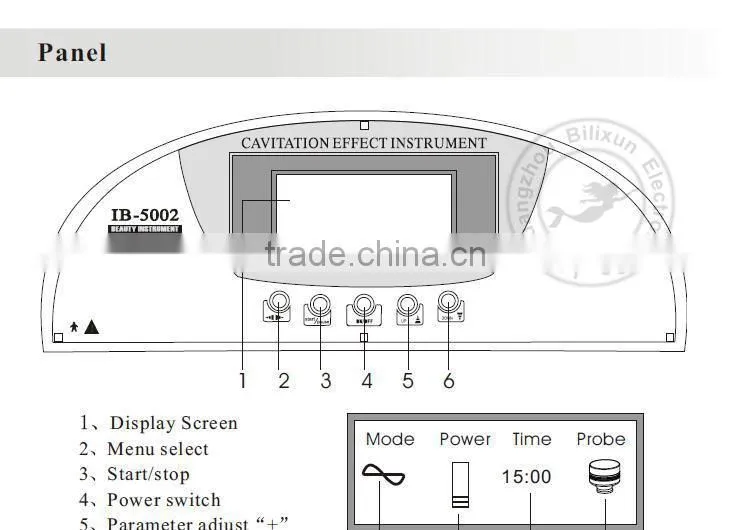 hotsale 40KHz ultrasonic cavitation equipment IB-5002