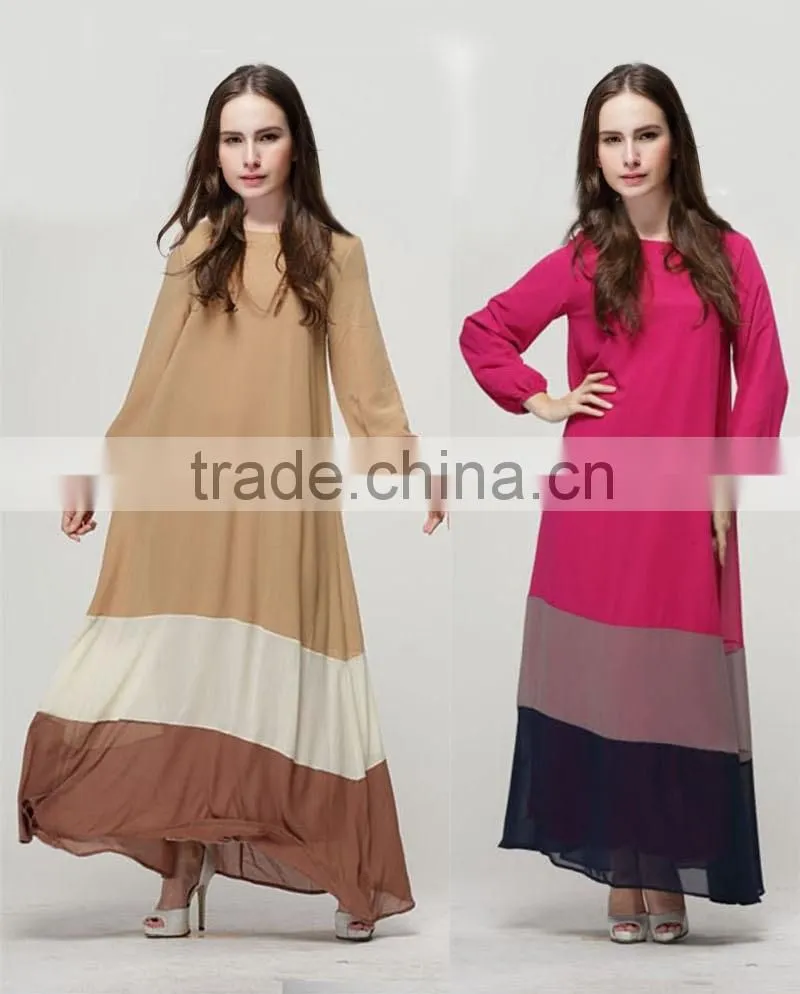 Muslim long dress 2015 fashion muslim girl dress