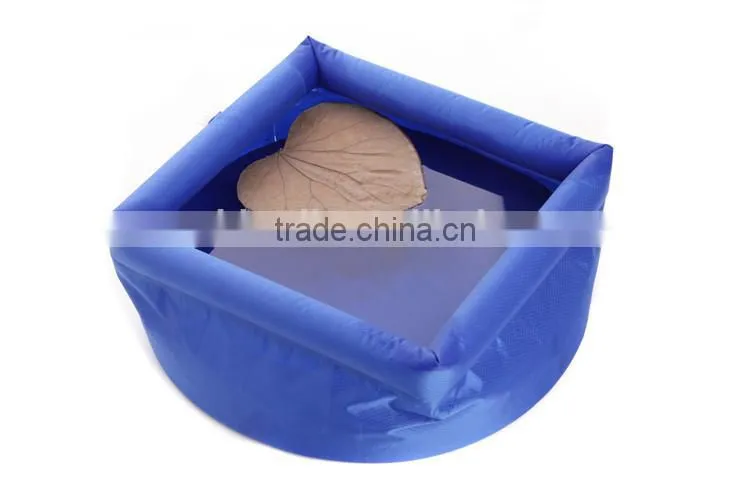 Outdoor camping travel tourism folding inflatable foot basin