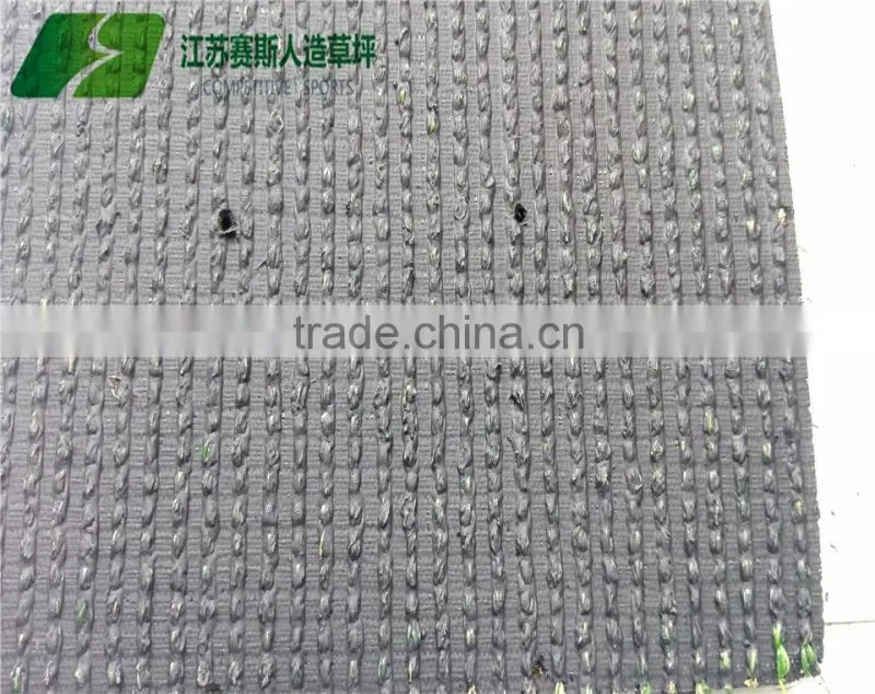 Spine shape synthetic grass with green curly grass for garden