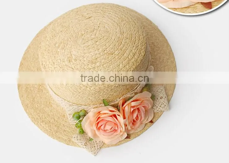 SUNNY SHINE custom Hawaii summer Fashion straw fedora hat