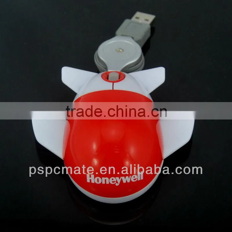 Latest Computer Mouse 3D Wired Mini Airplane Mouse