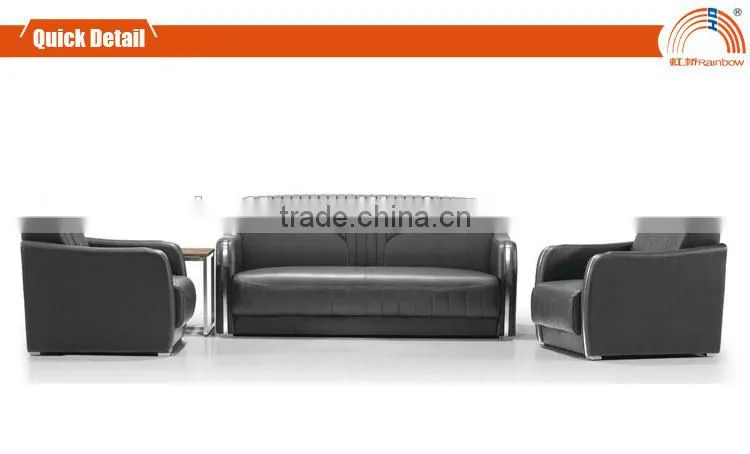 S-68 european style leather steel sofa