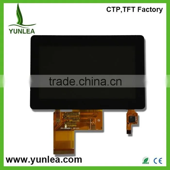 2016 Hottest RGB interface projector lcd 4.3 inch capacitive touch screen