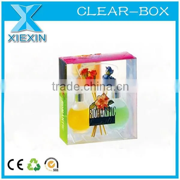 accept custom clear plastic cosmetic packaging box