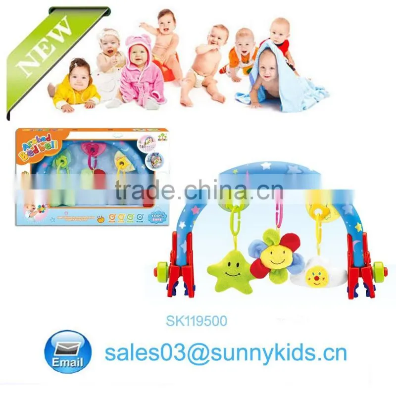 Wholesale Electronic Music Baby Hang Bed Baby Rattles Plastic Baby Ring