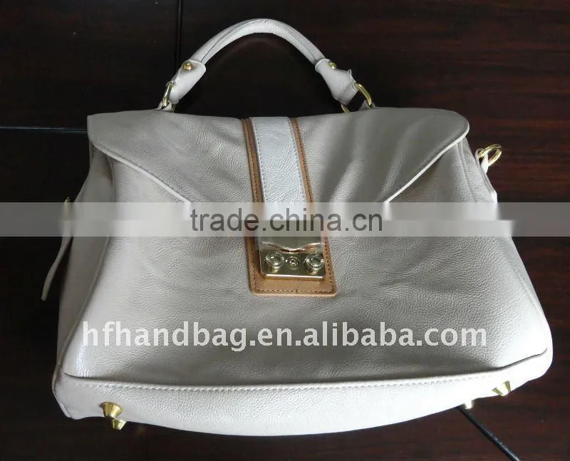 Brown leather bag