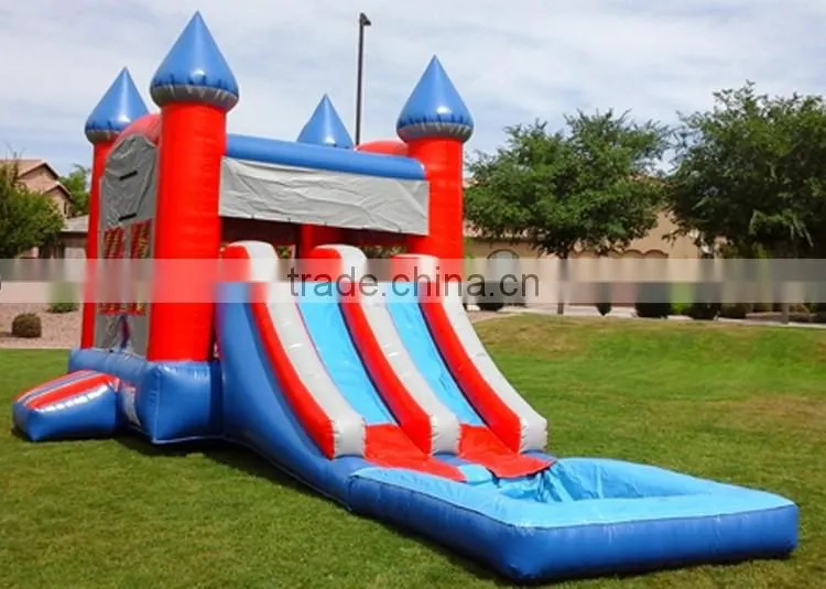 35' long double water slide combo gray for sale