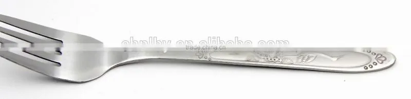 Promotional swan shaped stainless steel french tableware for fork