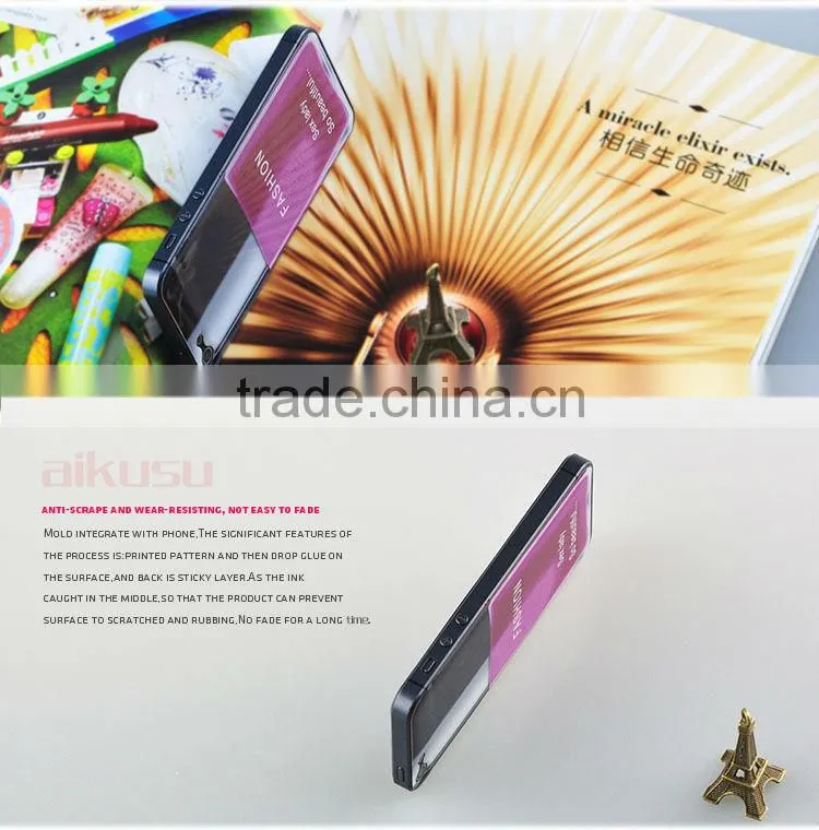 adhesive aluminium skin sticker for iphone 4