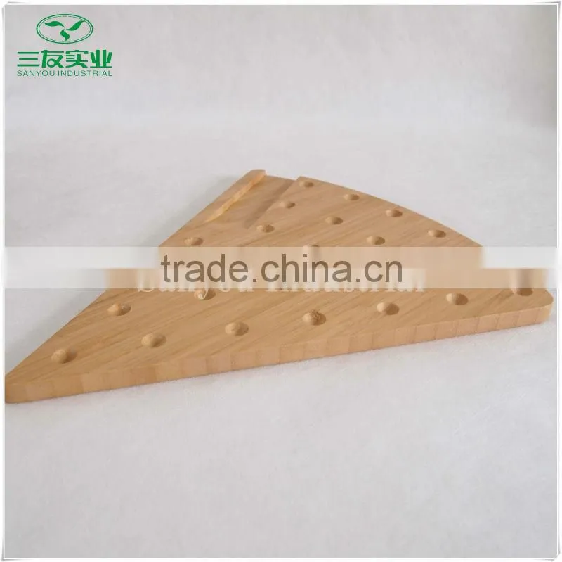 Hot Sell Sector Shape Bamboo Cutting Board