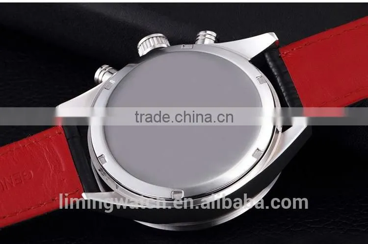 2015High Quality Factory direct sale stainless steel watch Male Wrist Watch Sport Watch for Men Quartz Analog Men's St