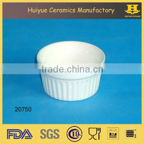ceramic souffle cup