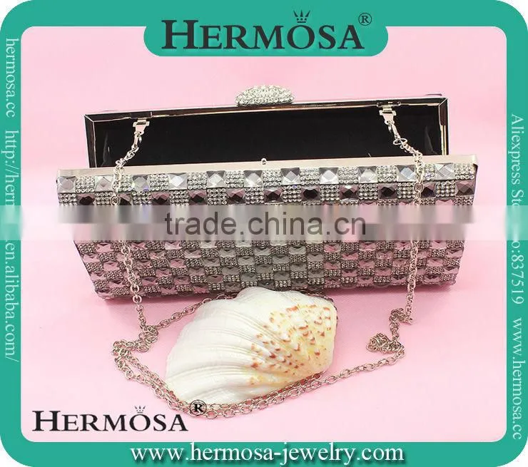 Hermosa Newly Women Elegant Clutch Purse Treny Lady Evening Party Prom Purse Fashion Jewelry Purse